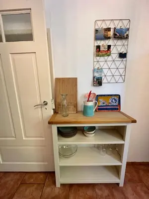 Die Bibliothek in der Ferienwohnung