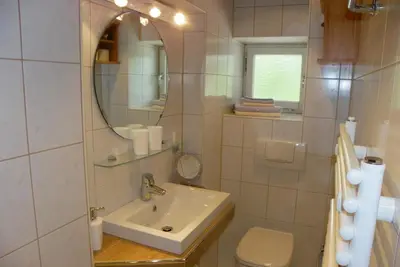 Ein Badezimmer in der Unterkunft Streidlhof