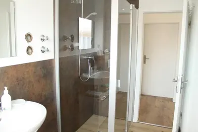 Ein Badezimmer in der Unterkunft Ferienwohnung Niedermoosen