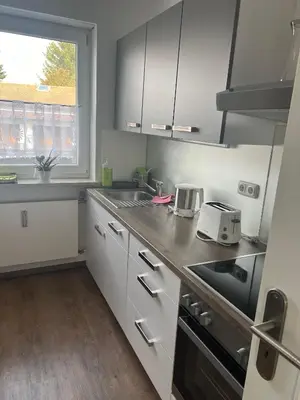 Küche/Küchenzeile in der Unterkunft Ferienwohnung Niedermoosen