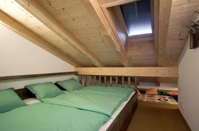 Ein Bett oder Betten in einem Zimmer der Unterkunft Marchlhof