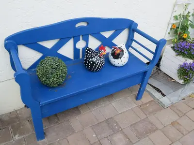 Ein Sitzbereich in der Unterkunft Ferienwohnung Auszeit | Chiemgau Karte