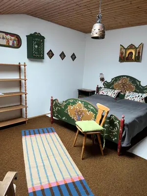 Ein Bett oder Betten in einem Zimmer der Unterkunft Ferienwohnung Ewa