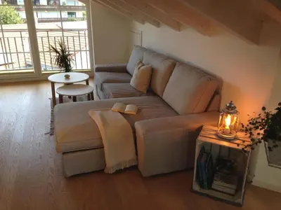 Ein Sitzbereich in der Unterkunft Haus Vincent