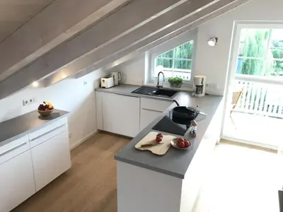 Küche/Küchenzeile in der Unterkunft Haus Vincent