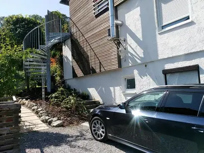 Das Gebäude in dem sich die Ferienwohnung befindet