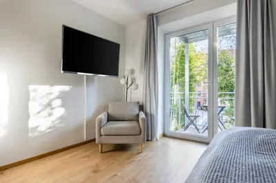 Ein Bett oder Betten in einem Zimmer der Unterkunft Limehome Augsburg Pilgerhausstraße