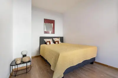 Ein Bett oder Betten in einem Zimmer der Unterkunft Limehome Augsburg Pilgerhausstraße