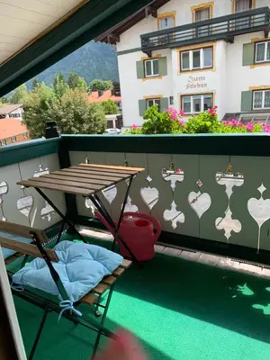 Ein Balkon oder eine Terrasse in der Unterkunft Ferienwohnung Giacomelli 3