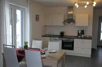 Küche/Küchenzeile in der Unterkunft Boardinghouse Frank