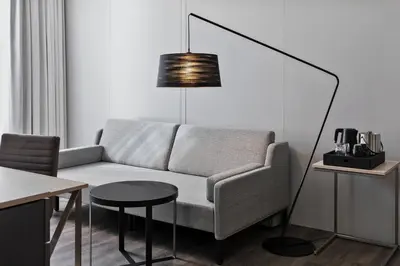 Ein Sitzbereich in der Unterkunft Courtyard by Marriott Munich Garching
