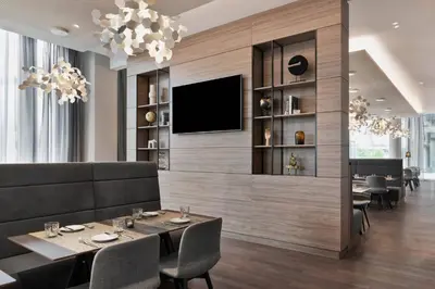 TV/Unterhaltungsangebot in der Unterkunft Courtyard by Marriott Munich Garching