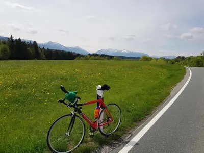 Radfahren an der Unterkunft Ferienwohnung im Gartenparadies oder in der Nähe