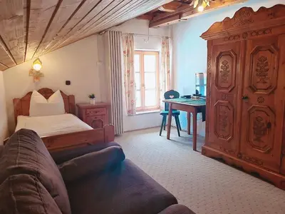 Ein Bett oder Betten in einem Zimmer der Unterkunft Landgasthof Böck