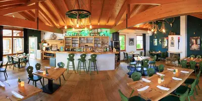 Lounge oder Bar in der Unterkunft Landgasthof Böck