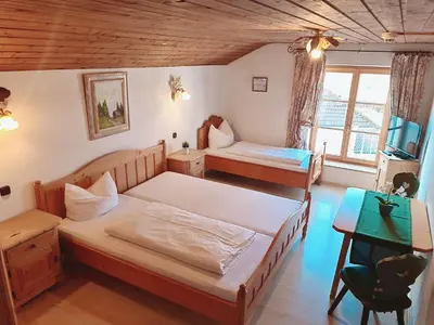 Ein Bett oder Betten in einem Zimmer der Unterkunft Landgasthof Böck
