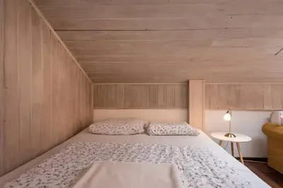 Ein Bett oder Betten in einem Zimmer der Unterkunft Modernes Apartment zum Wohlfühlen