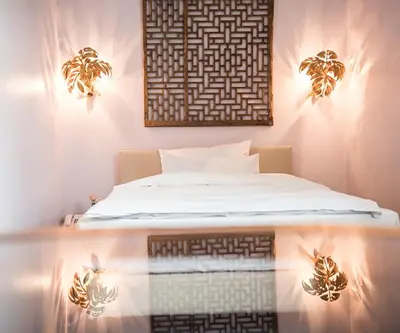 Ein Bett oder Betten in einem Zimmer der Unterkunft Hotel Ritzi