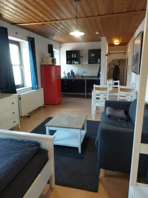 Küche/Küchenzeile in der Unterkunft Zentral Appartement