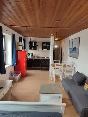 Küche/Küchenzeile in der Unterkunft Zentral Appartement