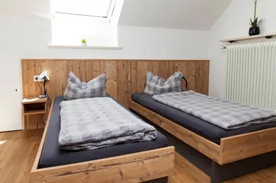 Ein Bett oder Betten in einem Zimmer der Unterkunft Stadl-Appartements
