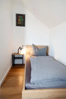 Ein Bett oder Betten in einem Zimmer der Unterkunft Stadl-Appartements