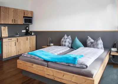 Ein Bett oder Betten in einem Zimmer der Unterkunft Stadl-Appartements