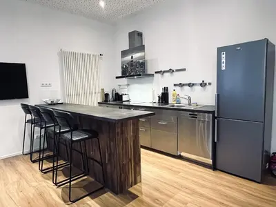 Küche/Küchenzeile in der Unterkunft Loft directly next to Oktoberfest and downtown