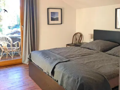 Ein Bett oder Betten in einem Zimmer der Unterkunft Ferienwohnungen Mittermayer