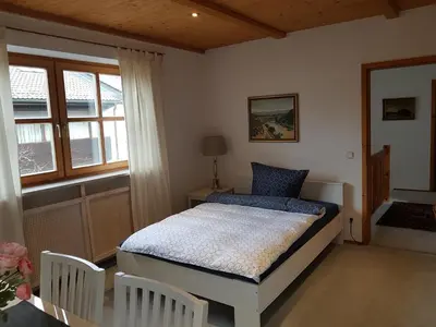 Ein Bett oder Betten in einem Zimmer der Unterkunft My sweet home Aptm 80 qm