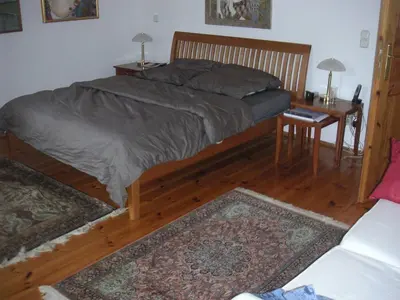 Ein Bett oder Betten in einem Zimmer der Unterkunft My sweet home Aptm 80 qm