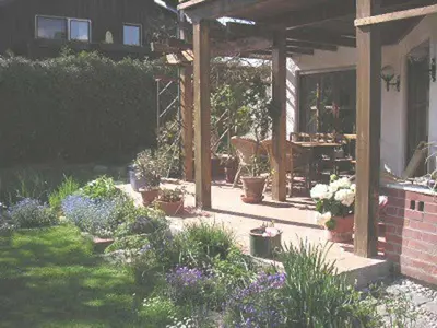Ein Garten an der Unterkunft My sweet home Aptm 80 qm