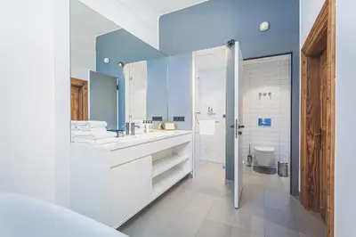 Ein Badezimmer in der Unterkunft Hotel & Restaurant Posthalterei
