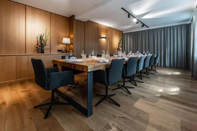 Der Geschäftsbereich oder Konferenzraum in der Unterkunft Hotel & Restaurant Posthalterei