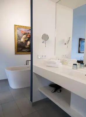 Ein Badezimmer in der Unterkunft Hotel & Restaurant Posthalterei