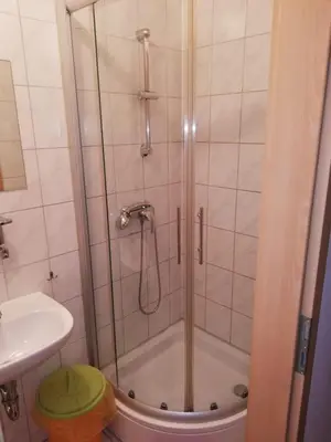 Ein Badezimmer in der Unterkunft Pension Feldschlössl