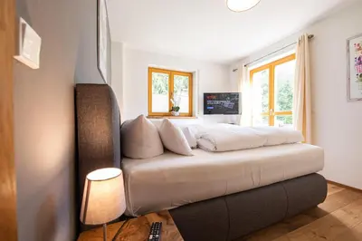 Ein Sitzbereich in der Unterkunft Ferienhaus „Adlerhorst“ eignet sich ideal für die ganze Familie