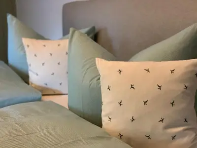 Ein Sitzbereich in der Unterkunft Traumhaftes Ferienhaus direkt am Tegernsee