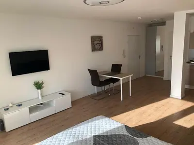 TV/Unterhaltungsangebot in der Unterkunft Apartment Augsburg Mitte