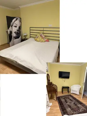 Ein Bett oder Betten in einem Zimmer der Unterkunft Gästeresidenz - Hotel - Ruthellen's Home