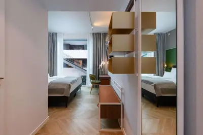 Ein Bett oder Betten in einem Zimmer der Unterkunft Flightgate Munich Airport Hotel, a member of Radisson Individuals