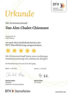 Grundriss der Unterkunft Das Alm-Chalet-Chiemsee