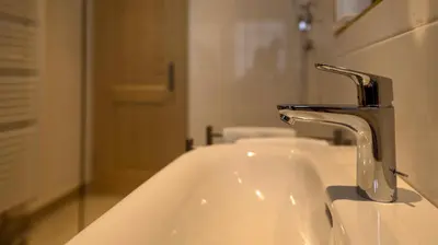 Ein Badezimmer in der Unterkunft Chalet Sonnenbichl