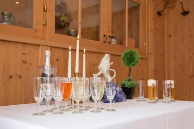 Getränke in der Unterkunft Landhotel Grätz