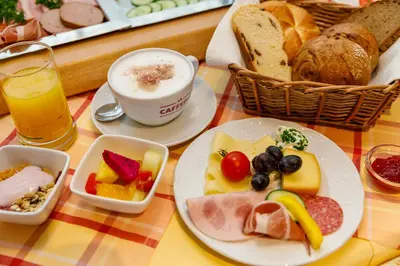 Essen im Hotel oder in der Nähe