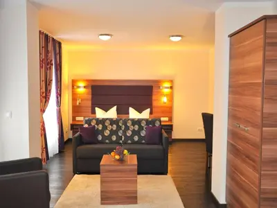 Ein Sitzbereich in der Unterkunft BATU Apart Hotel