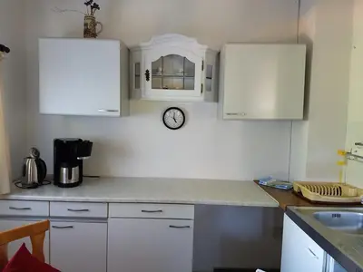 Küche/Küchenzeile in der Unterkunft Ferienwohnung Kraihof, 83703 Gmund am Tegernsee