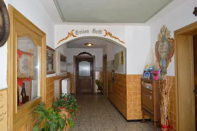 Lobby/Rezeption in der Unterkunft Bayersoier Hof