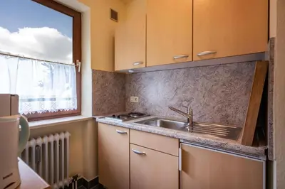 Küche/Küchenzeile in der Unterkunft Ferienwohnanlage-Oberaudorf F 2mit Hallenbad und Sauna