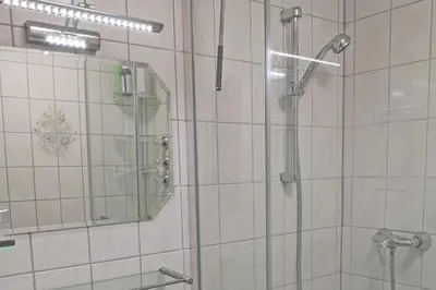 Ein Badezimmer in der Unterkunft Ferienwohnungen Kern